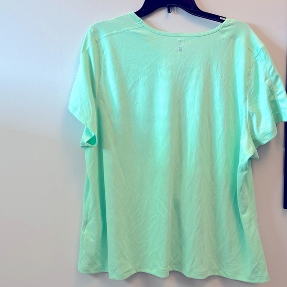 ID Ideology Women's Birdseye Mesh T-Shirt, T-shirt green ash - Picture 9 of 11